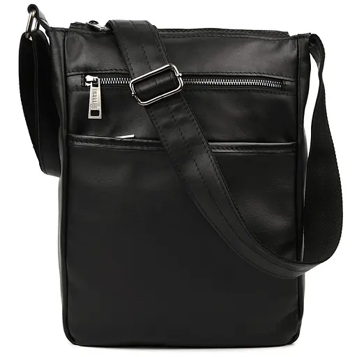 Чоловіча сумка А4 через плече із натуральної шкіри TARWA 33х26х8 см sum0028170 - фото 1