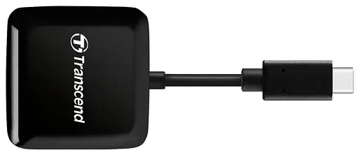 Кардрідер Transcend USB 3.2 Gen 1 Type-C SD/microSD Black (6627580) - фото 3