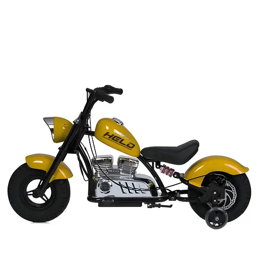 Електромобіль дитячий Мотоцикл M 6016AL-6 36V USB Bluetooth TF шкіра жовтий - фото 2