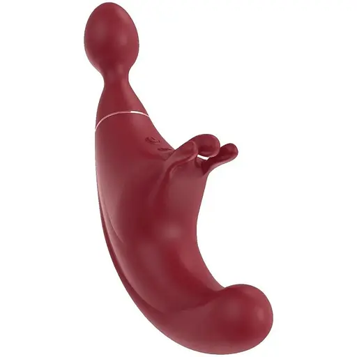 Вібратор Adrien Lastic Fusion 19.9 см бордовий