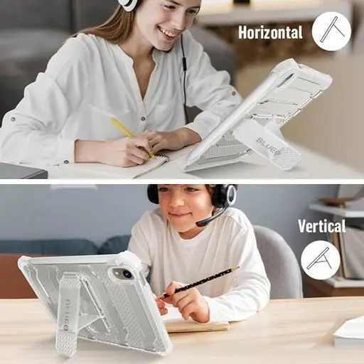 Чехол Blueo Drop Resistance with Kickstand для Apple iPad Air 11 2025/2024 White [142160] - фото 6