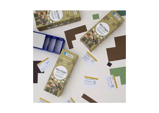 Настольная игра English Student Карточки для изучения английских слов English Student Military (укр.) (591225990) - фото 6