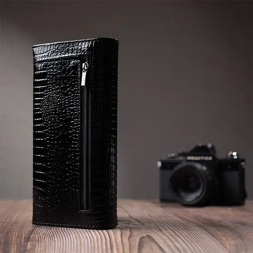 Кожаный женский кошелек ST Leather 18х9.5х2.5 см acs0029432 - фото 10