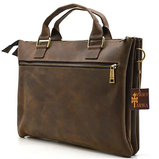 Сумка шкіряна для ноутбука Tarwa 41х28х3 см nsa0001165 - фото 4