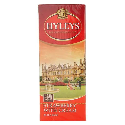 Чай Hyleys Strawberry with cream 37.5 г (25 шт. x 1.5 г) - фото 3