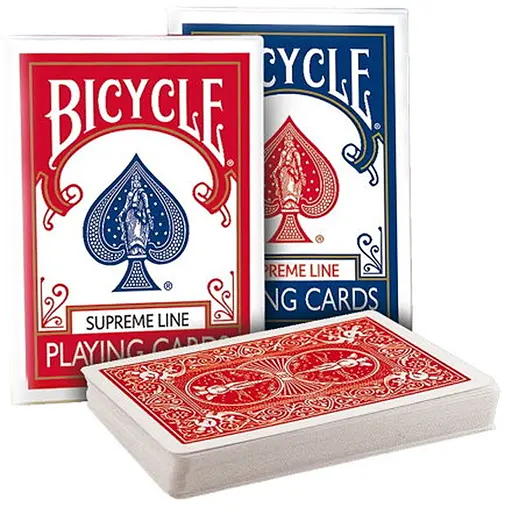 Карты игральные United States Playing Card Company Bicycle Supreme Line (red blue) (86205) - фото 1