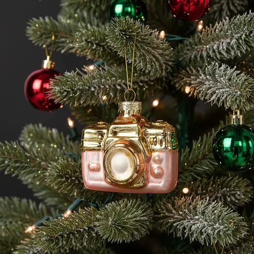 Прикраса ялинкова Handicraft Камера скло - фото 2