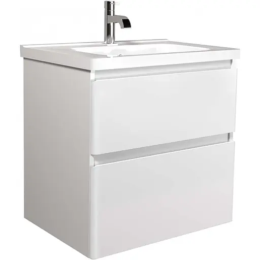 Тумба Мойдодир Сорренто 60-A Білий у ванну з умивальником ID-60 Білий - фото 1