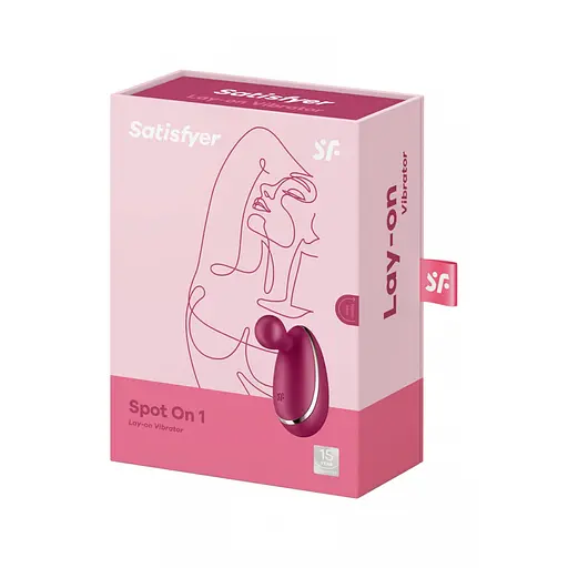 Вібратор для клітора Satisfyer Spot On 1 7.5 см бордовий - фото 5
