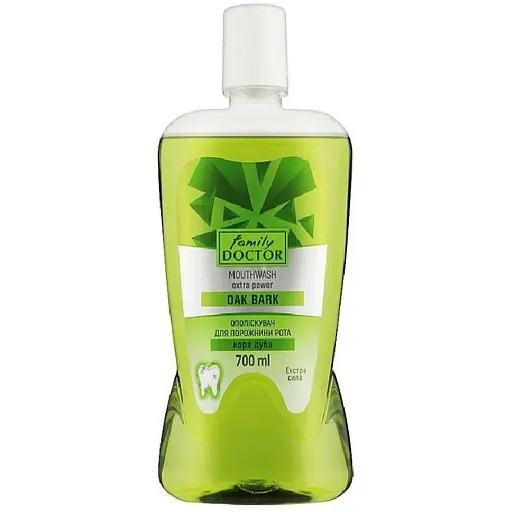 Ополіскувач при кровоточивості ясен Family Doctor Екстра сила Кора дуба 700 мл
