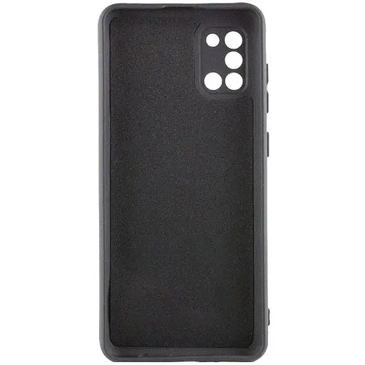 Чохол TPU GETMAN Liquid Silk Full Camera для Samsung Galaxy A31 Чорний / Black - фото 2