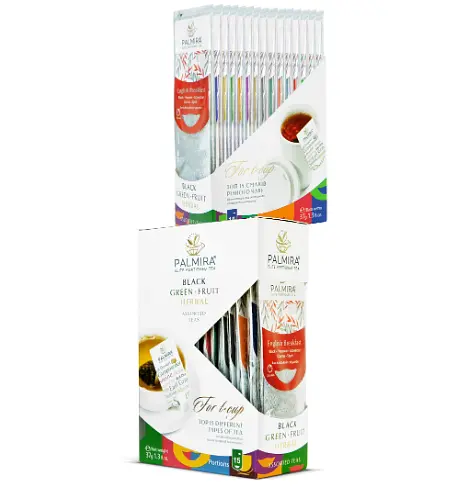 Асорті чаю Palmira T-cup box 15 смаків - фото 1
