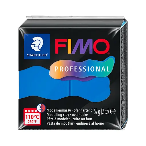 Пластика Professional синяя 57г Fimo