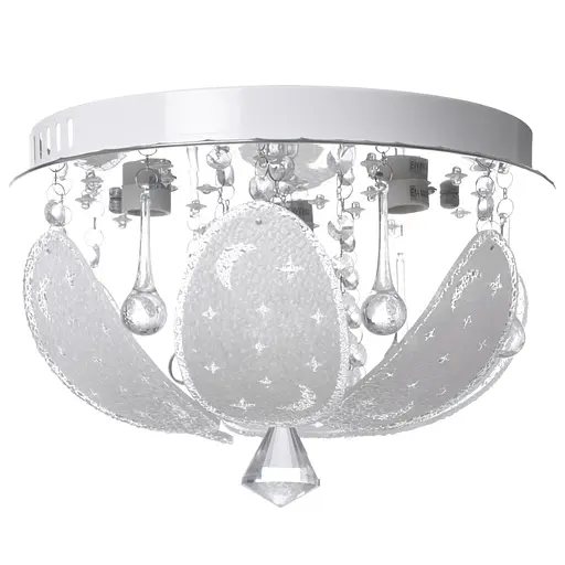 Люстра Brille потолочная торт с пультом LED E14 60W RGB WH (BCL-649S/3)