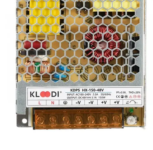 Блок живлення 150W, 48V. IP20 KLOODI KDPS-HX 150 48V - фото 2