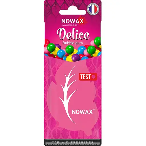 Ароматизатор повітря целюлозний Nowax серія Delice Bubble Gum NX00078 - фото 1