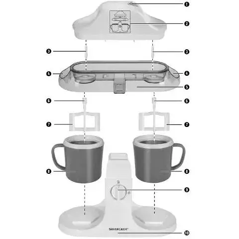 Машина для морозива (морозивниця) Silver Crest Duo SEMD 12 A2 - фото 4