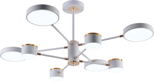 Люстра светодиодная акриловая Sirius B X13288/8 WT+FGD - фото 2