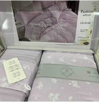 Постельное белье Laura Grand 33 02 сатин - евро комплект цвет розовый - фото 2