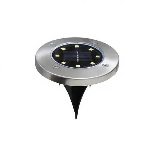 Вуличний світильник ґрунтовий Yiwu 8 LED із сонячною панеллю 4 штуки в наборі автономний ліхтар для саду світлодіодний HP-L-1 - фото 2