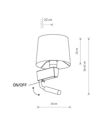 Бра Nowodvorski 8213 Chillin Black II BL/G - фото 4