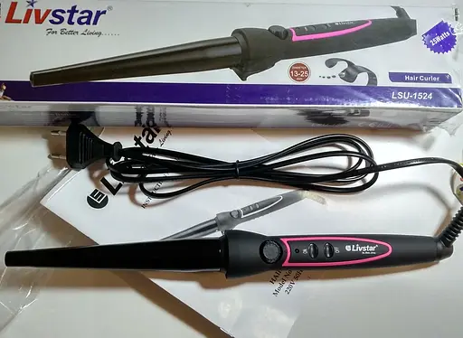 Плойка конусная для локонов завивки волос LivStar 1524 конусообразная плойка керамика - фото 3