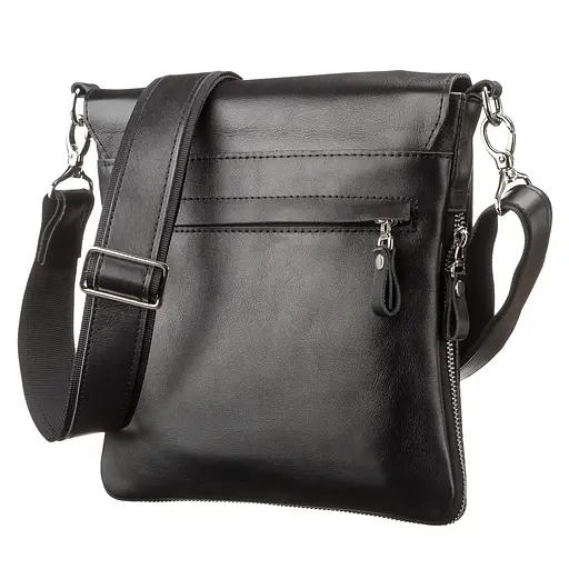 Сумка кожаная мужская SHVIGEL 22х25х3-6,5 см sum0012609 - фото 2