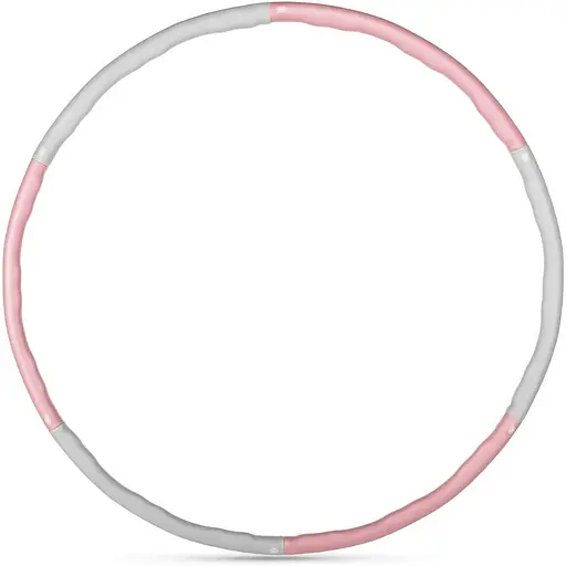 Хулахуп Gymtek з масажером 100см рожево-сірий - фото 3