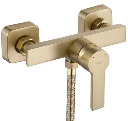 Змішувач для душу Rea Argus brushed gold REA-B6413 Золотий - фото 2