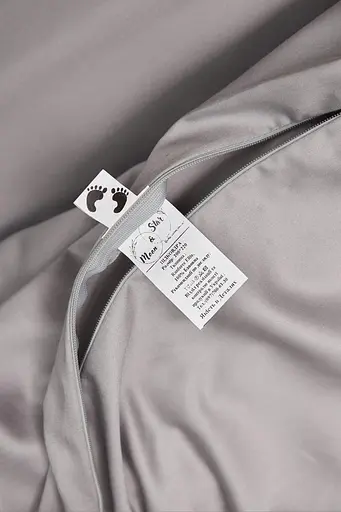 Пододеяльник Moon&Star Satin Premium Smoke Двуспальный 175x210 см - фото 5