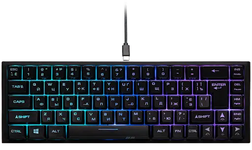 Клавіатура 2E Gaming KG350 RGB Black (2E-KG350UBK) - фото 3
