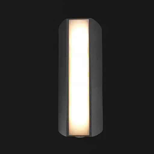 Светильник Brille фасадный LED 3W IP54 Black WW (AL-615/6) - фото 6