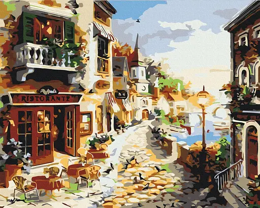 Картина за номерами на підрамнику Brushme Казкова вулиця