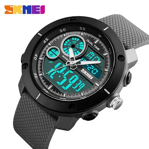 Наручний спортивний годинник Skmei 1361 Сірий - фото 4
