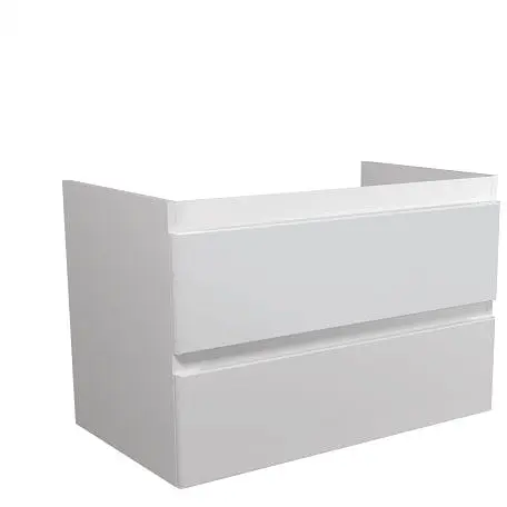 Тумба Мойдодир Unik 80-A під умивальник Білий підвісна Білий - фото 1