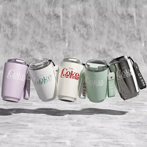 Термокружка GERM Mocha Series Coca-Cola 400ml Green (GM127B50069) [153233] - фото 4