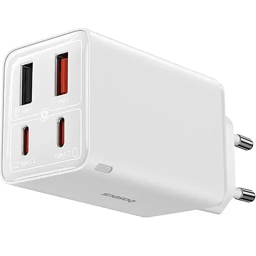 Зарядное устройство для Baseus GaN6 Pro Fast Charger 2Type-C+2USB 65 W 4 порта (P10162701213-00) - фото 5