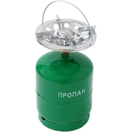 Газовий балон Voltronic GL-7.2 + пальник 20354 Green (GB/GL-7.2G) [149933]