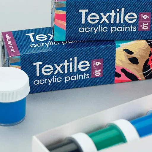 Набор акриловых красок для росписи тканей Animals 6×10 мл Arteo - фото 3