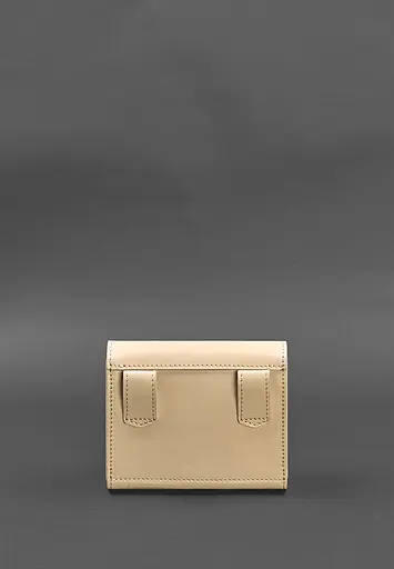 Набір жіночих шкіряних сумок Mini поясна/кроссбоді світло-бежевий - фото 4