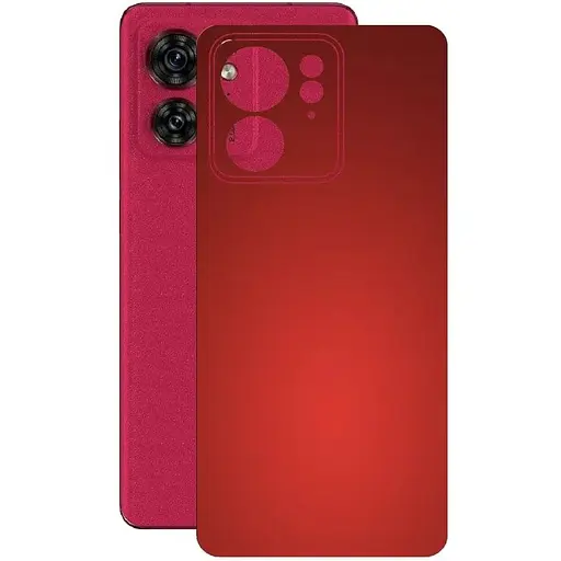 Защитная пленка StatusSKIN для Motorola Edge 40 Корпус Винил красная матовая - фото 1