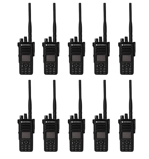 Радіостанція цифрова Motorola MotoTRBO DP4800 VHF AES-256 шифрування, комплект 10 штук