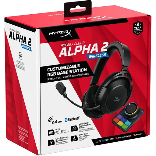 Наушники HyperX Cloud Alpha 2 Wireless Black (AJ5C7AA) - фото 11