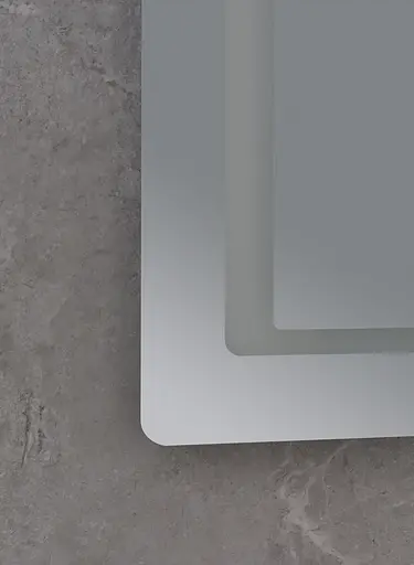 Дзеркало Mixxus Style MR03-90x70 (годинник, LED-підсвічування, антизапотівання) MI6007 - фото 7