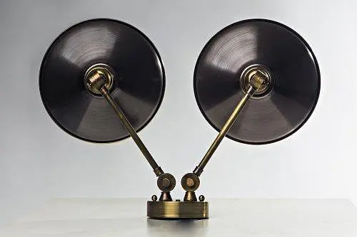 Настінне латунне бра двійне, PikArt арт. 1105 коричневий - фото 3