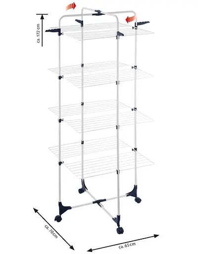 Сушарка для білизни підлогова Casa Si Exo 4 White (CS92166E04IT) - фото 5