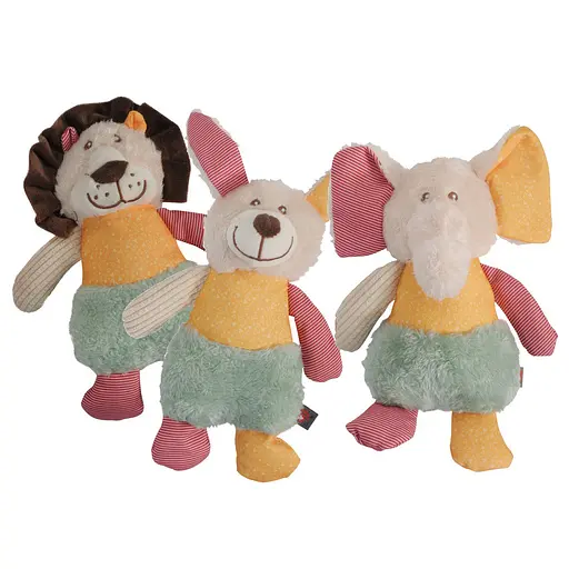 Іграшка для собак Camon лев, кролик та слоненя плюшеві з пищалкою 23 см (AH4171) - фото 3