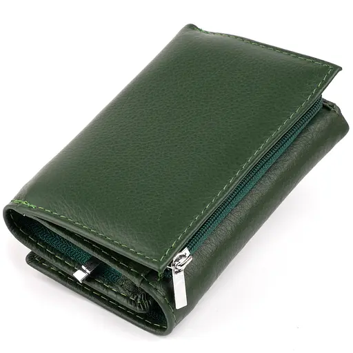 Горизонтальное портмоне из кожи унисекс на магните ST Leather 12х7.5х2.5 см acs0029678 - фото 2