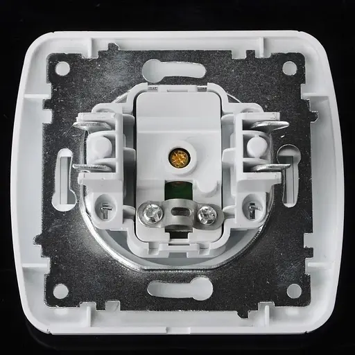 Розетка ТВ Brille MB-1TV wh біла (L139-005) - фото 2
