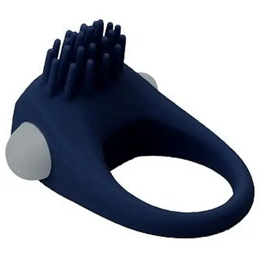 Виброкольцо Dreamtoys Rings of Love Stimu Ring 5.4 см синий - фото 3